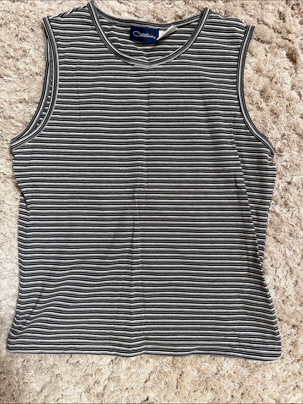 Catalina Striped Sleeveless Tank